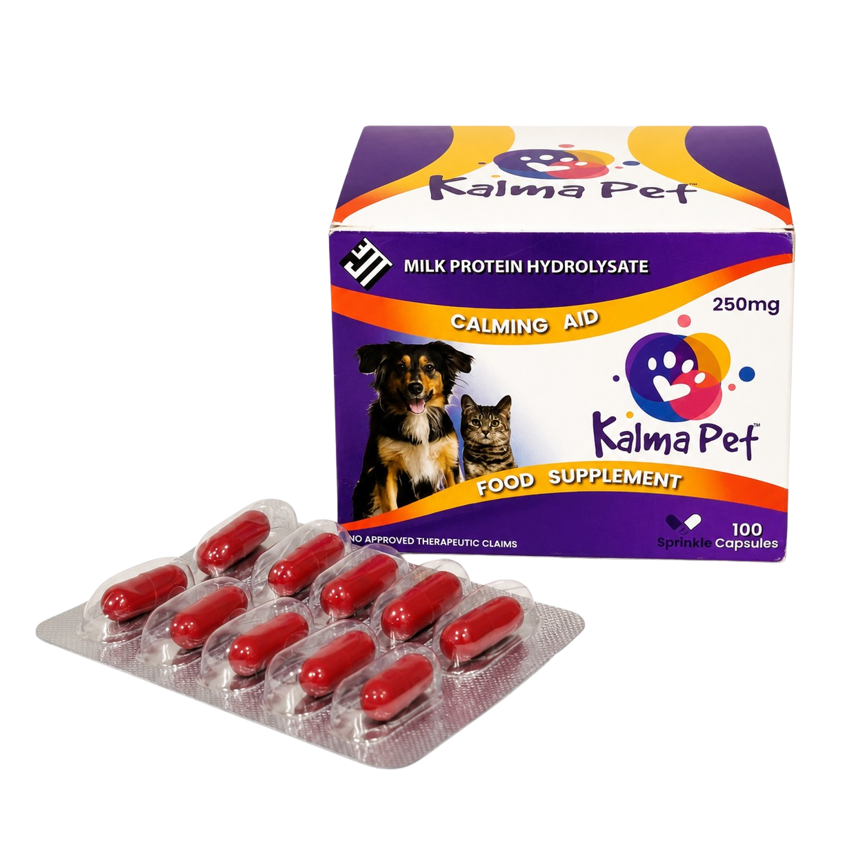 Kalma Pet milk protein hydrolysate calming food supplement